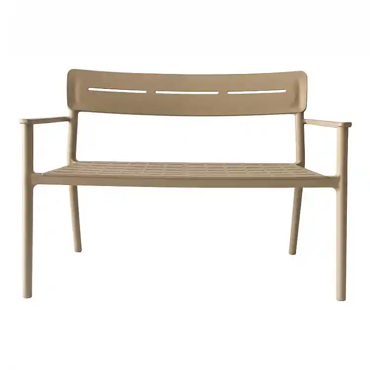 Παγκάκι διθέσιο Cadrin pakoworld cappuccino PP 117x60x83εκ