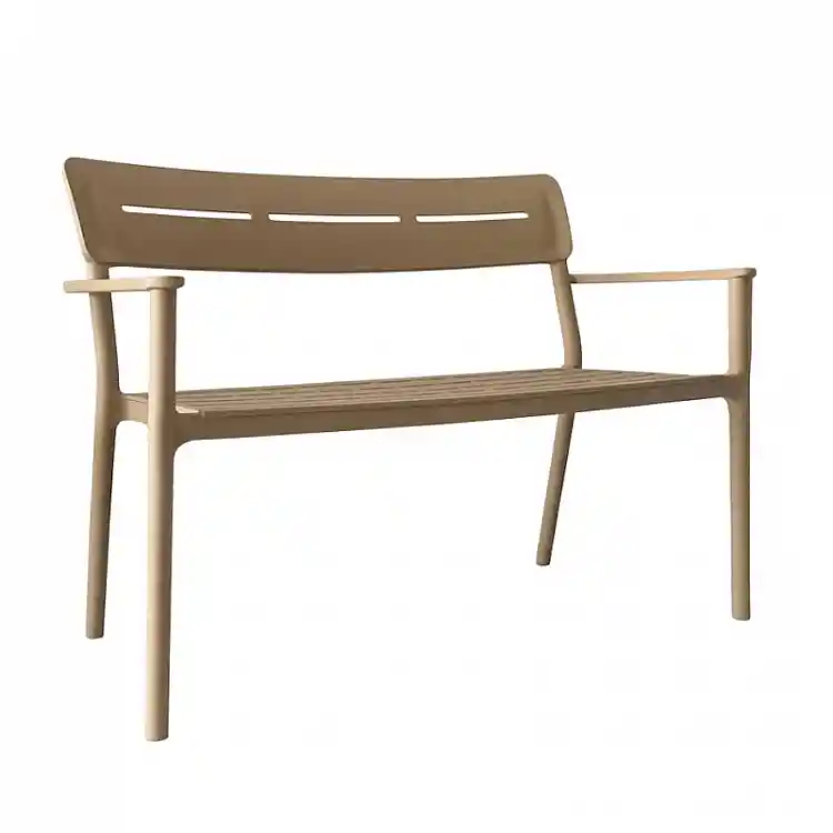Παγκάκι διθέσιο Cadrin pakoworld cappuccino PP 117x60x83εκ