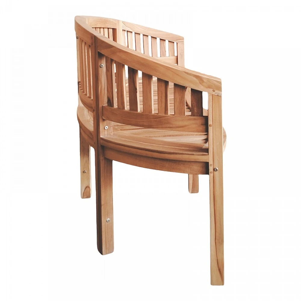 Καναπές τριθέσιος Coren pakoworld φυσικό teak ξύλο 150x61x87εκ Καναπές τριθέσιος Coren pakoworld φυσικό teak ξύλο 150x61x87εκ