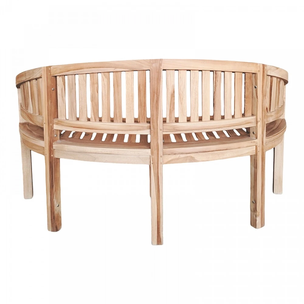 Καναπές τριθέσιος Coren pakoworld φυσικό teak ξύλο 150x61x87εκ Καναπές τριθέσιος Coren pakoworld φυσικό teak ξύλο 150x61x87εκ