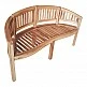 Καναπές τριθέσιος Coren pakoworld φυσικό teak ξύλο 150x61x87εκ Καναπές τριθέσιος Coren pakoworld φυσικό teak ξύλο 150x61x87εκ