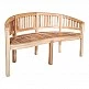 Καναπές τριθέσιος Coren pakoworld φυσικό teak ξύλο 150x61x87εκ Καναπές τριθέσιος Coren pakoworld φυσικό teak ξύλο 150x61x87εκ