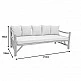Καναπές Roziana pakoworld φυσικό teak ξύλο 210x100x80εκ Καναπές Roziana pakoworld φυσικό teak ξύλο 210x100x80εκ