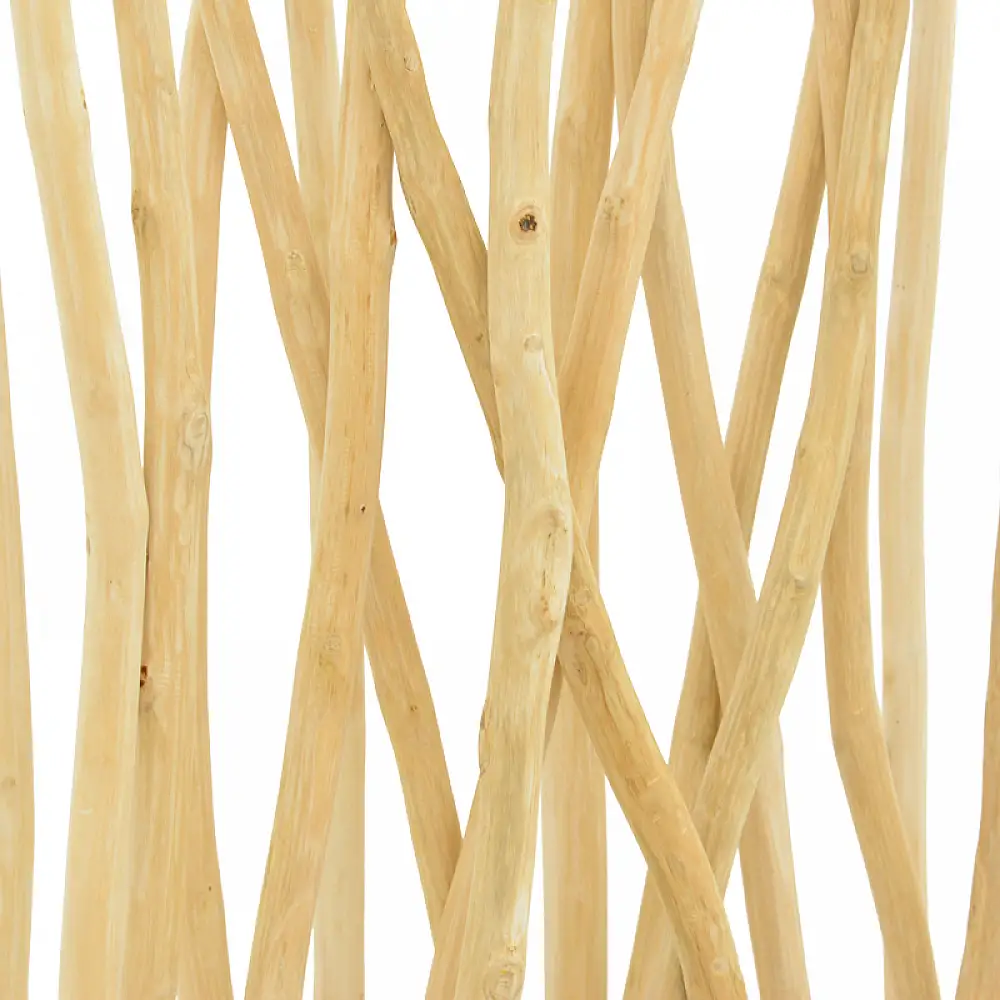 Διακοσμητικό δαπέδου Jati pakoworld teak ξύλο σε φυσική απόχρωση 60x20x190εκ