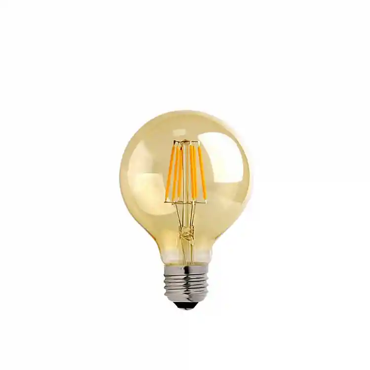 Λαμπτήρας LED G80 Bulb pakoworld 4W E27 2700K 200-220V amber
