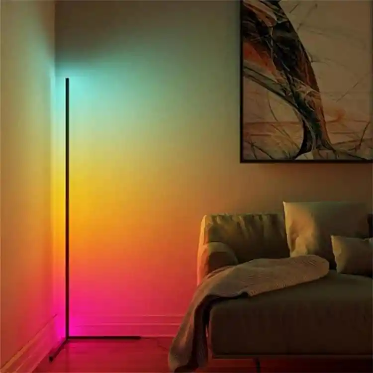 Φωτιστικό δαπέδου Nanek pakoworld led μέταλλο μαύρο 30x30x120εκ