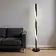 Φωτιστικό δαπέδου Jounko pakoworld led μαύρο μεταλλικό Φ20x130εκ