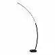 Φωτιστικό δαπέδου Archer pakoworld led μαύρο μεταλλικό 70x28x165εκ