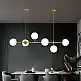 Φωτιστικό οροφής Bemfy pakoworld led χρυσό μεταλλικό 120x15x15εκ