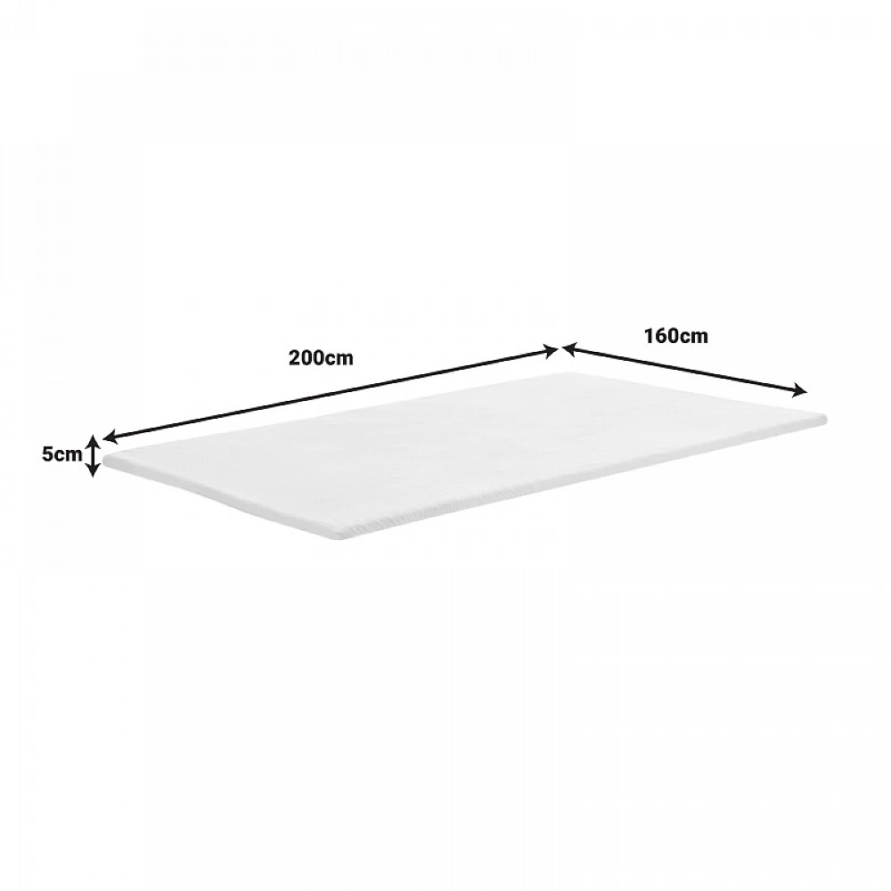Ανώστρωμα Casmeriane pakoworld roll pack λευκό ύφασμα-memory foam 160x200x5εκ Ανώστρωμα Casmeriane pakoworld roll pack λευκό ύφασμα-memory foam 160x200x5εκ