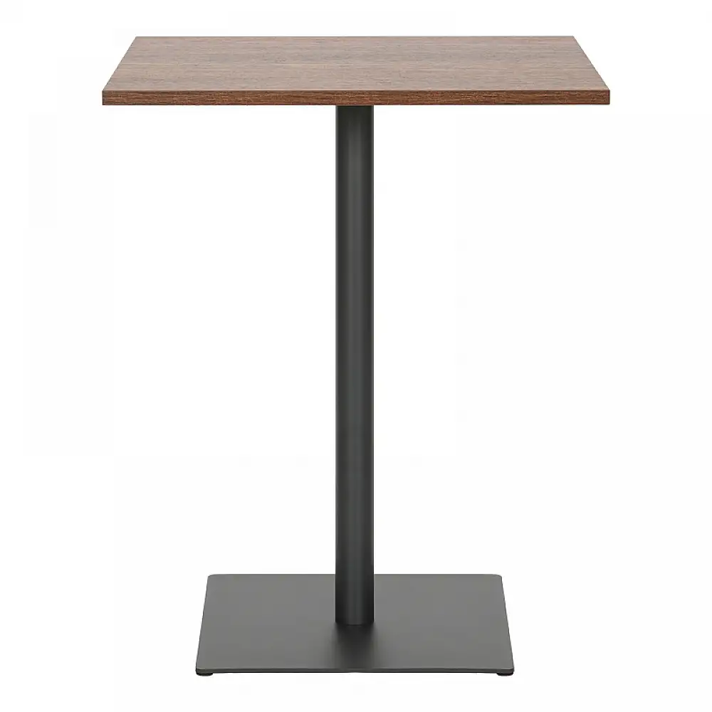 Τραπέζι Nerobian pakoworld mdf σε καρυδί απόχρωση 60x60x75εκ