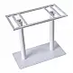 Βάση τραπεζιού Soign pakoworld μέταλλο λευκό 80x40x72εκ