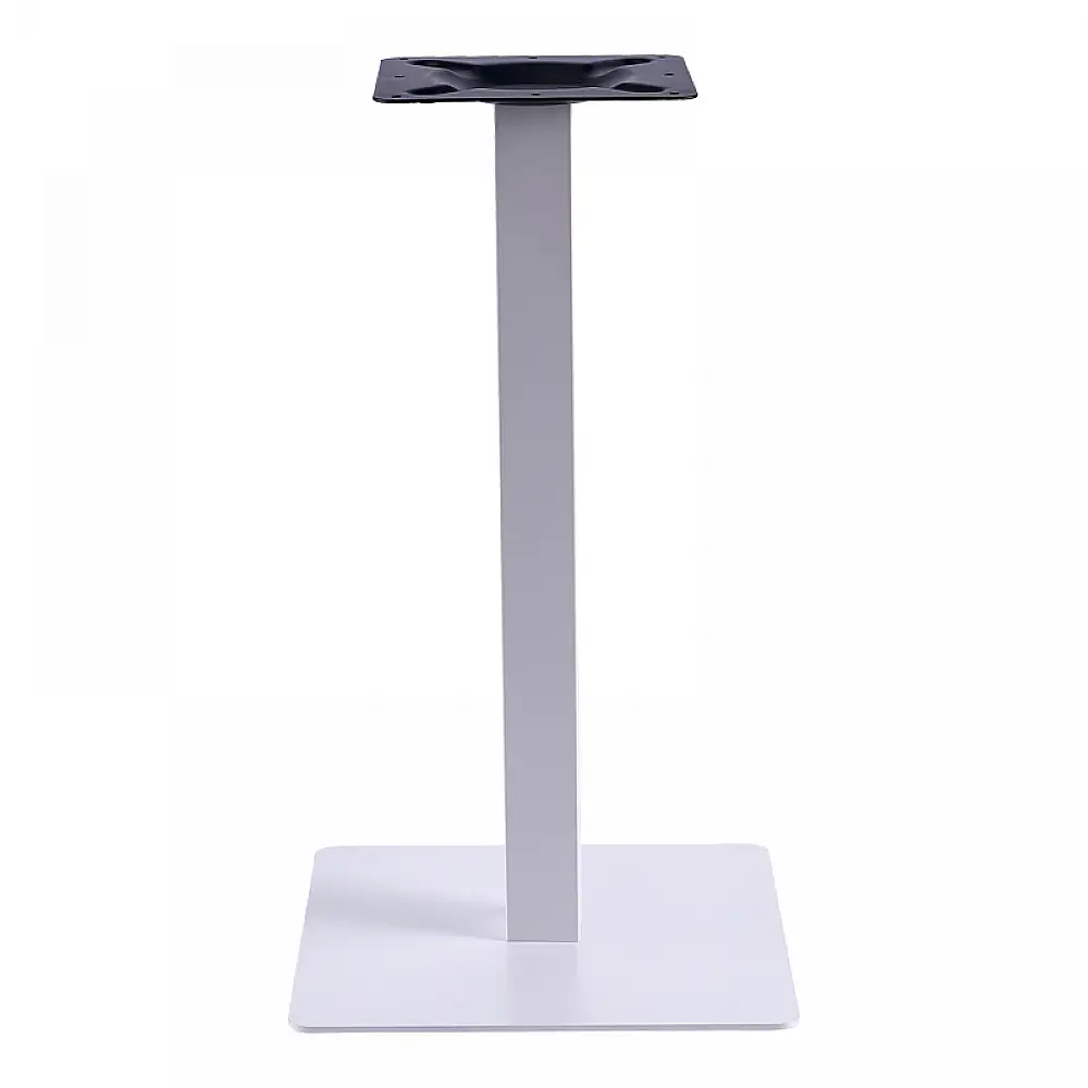 Βάση τραπεζιού Batan I pakoworld μέταλλο λευκό 40x40x72εκ