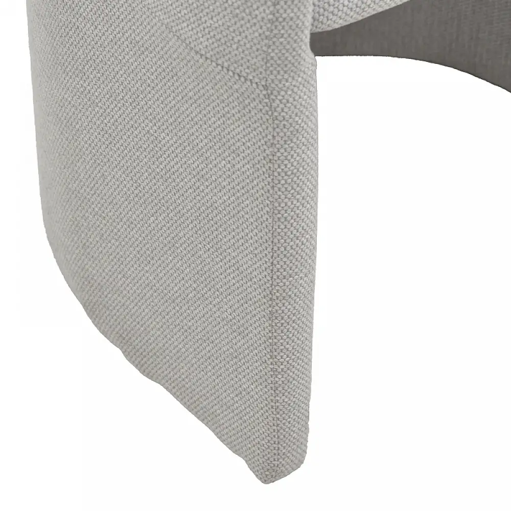 Πολυθρόνα Cocon pakoworld ύφασμα γκρι μπεζ 58x58x80εκ | 2 τμχ