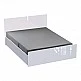 Κρεβάτι διπλό Afina pakoworld σε λευκή glossy απόχρωση 160x200εκ Κρεβάτι διπλό Afina pakoworld σε λευκή glossy απόχρωση 160x200εκ
