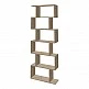 Βιβλιοθήκη Sezen pakoworld σε oak απόχρωση 70x24x191.5εκ