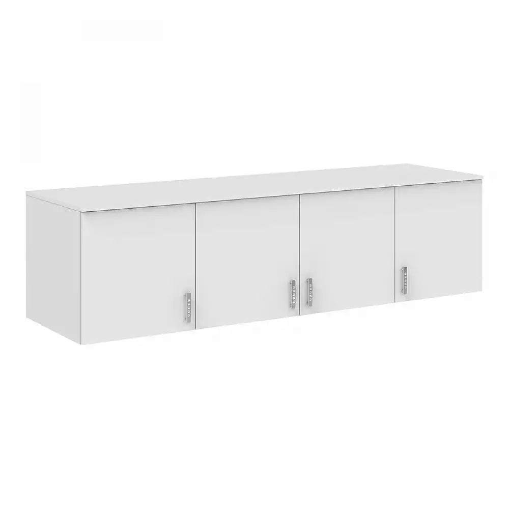 Πατάρι ντουλάπας Royal pakoworld τετράφυλλο λευκό 200x58x53εκ