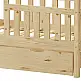 Παιδικό κρεβάτι Bendina τ. Montessori με συρτάρι pakoworld ξύλο πεύκου σε φυσική απόχρωση 70x140εκ