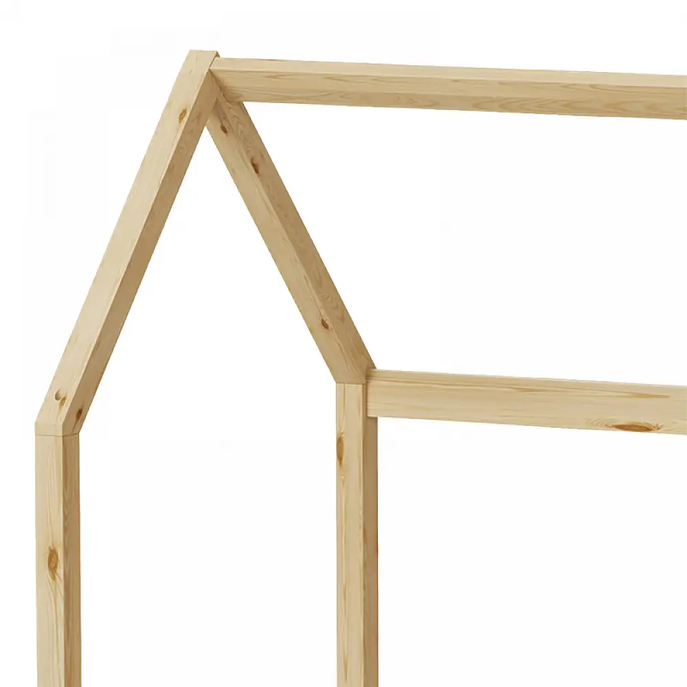 Παιδικό κρεβάτι Bendina τ. Montessori με συρτάρι pakoworld ξύλο πεύκου σε φυσική απόχρωση 70x140εκ