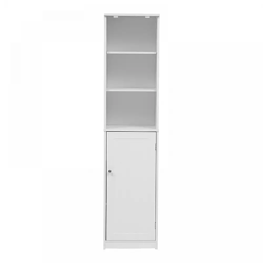 Ντουλάπι-στήλη Desilia pakoworld mdf λευκό 37x30x160εκ