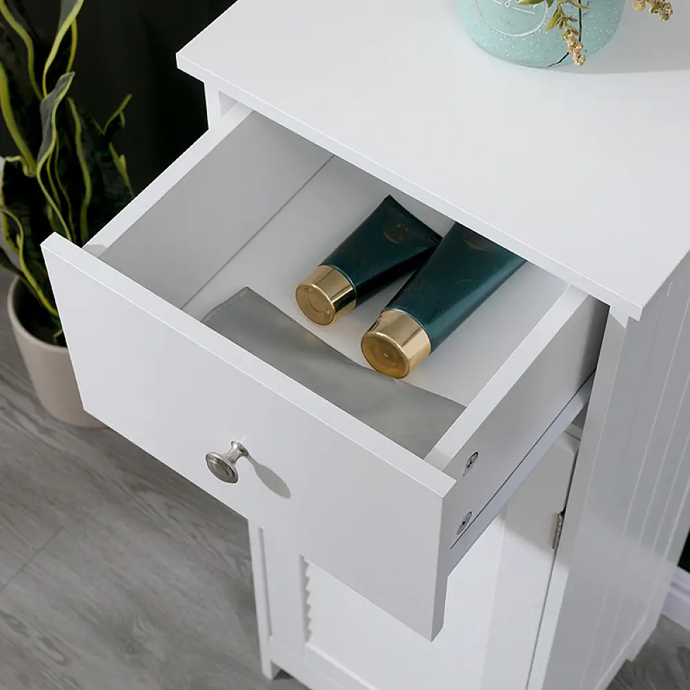 Ντουλάπι-στήλη Chesy pakoworld mdf λευκό 32x30x87εκ