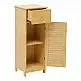 Ντουλάπι-στήλη Chesy pakoworld mdf σε φυσική απόχρωση 32x30x87εκ