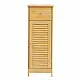 Ντουλάπι-στήλη Chesy pakoworld mdf σε φυσική απόχρωση 32x30x87εκ