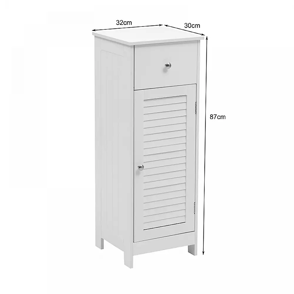 Ντουλάπι-στήλη Chesy pakoworld mdf σε φυσική απόχρωση 32x30x87εκ