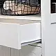 Ντουλάπι-στήλη Sejo pakoworld mdf λευκό 60x32.5x154εκ
