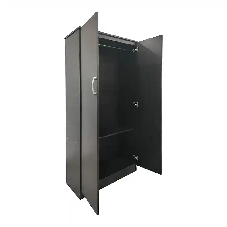 Ντουλάπα δίφυλλη Athos pakoworld σε wenge απόχρωση 80x42x180εκ