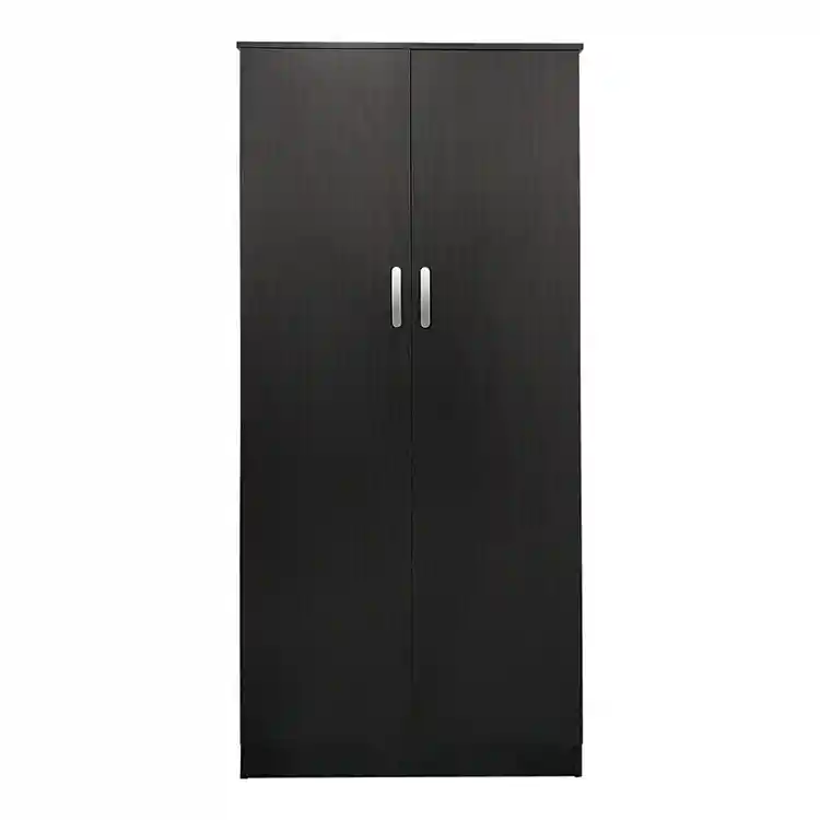 Ντουλάπα δίφυλλη Athos pakoworld σε wenge απόχρωση 80x42x180εκ