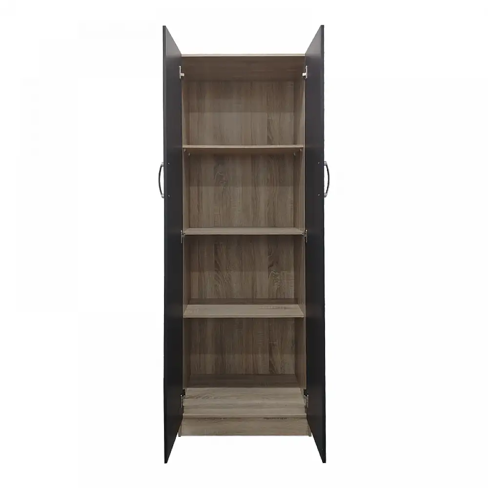 Ντουλάπα δίφυλλη Lego pakoworld σε sonoma-ανθρακί απόχρωση 60x42x180εκ