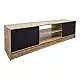 Έπιπλο τηλεόρασης Sasa pakoworld sonoma-ανθρακί 150x35x41.5εκ