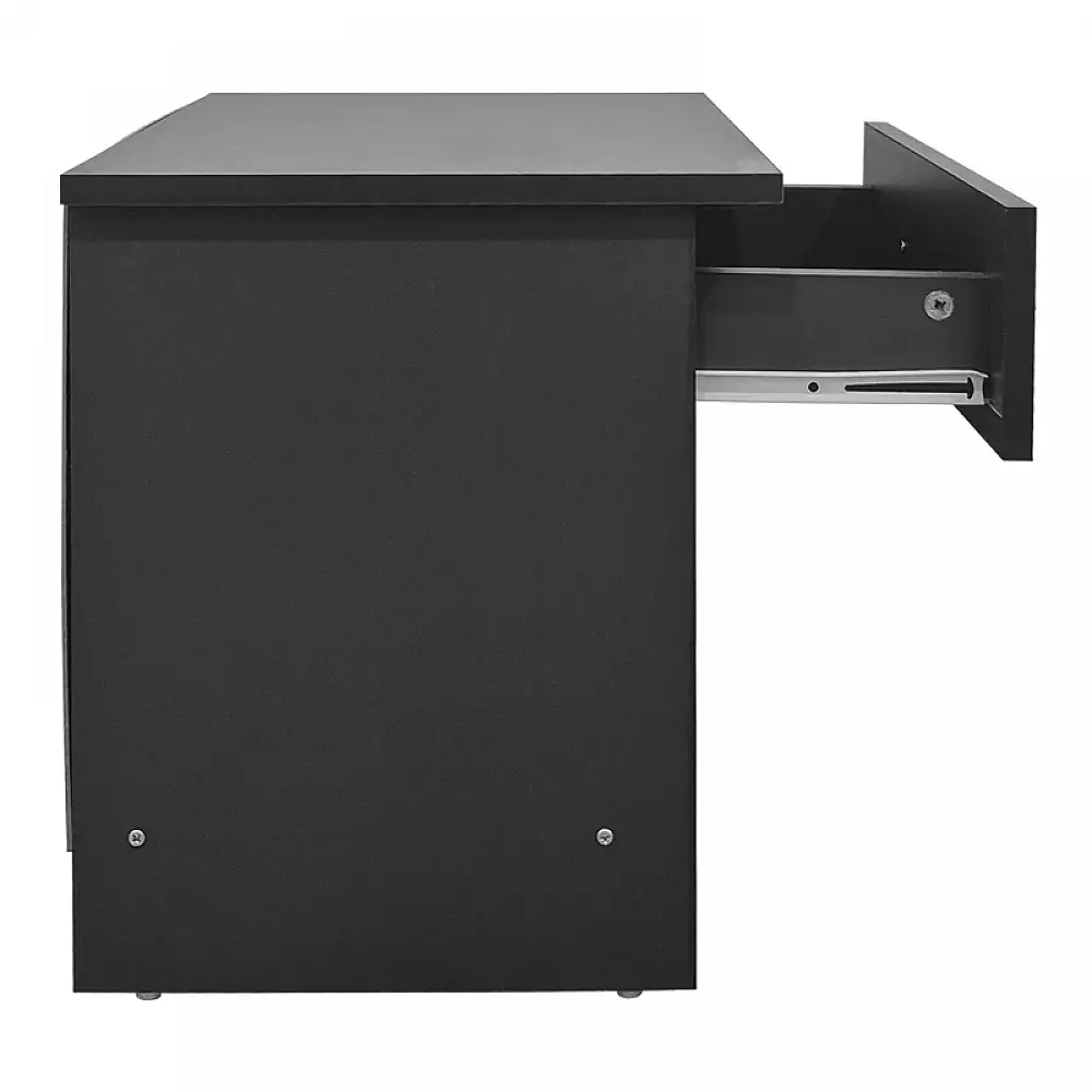 Κομοδίνο Bedy pakoworld ανθρακί 40x34x42εκ