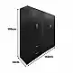 Ντουλάπα τετράφυλλη Athos pakoworld wenge 160x42x180εκ