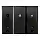 Ντουλάπα εξάφυλλη Athos pakoworld wenge 240x42x180εκ