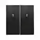 Ντουλάπα τετράφυλλη Athos Ι pakoworld wenge 160x42x180εκ