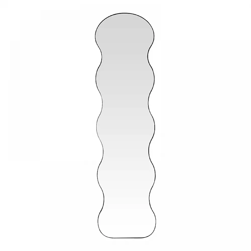 Καθρέπτης Waven pakoworld σε μαύρη απόχρωση 38x28x148εκ