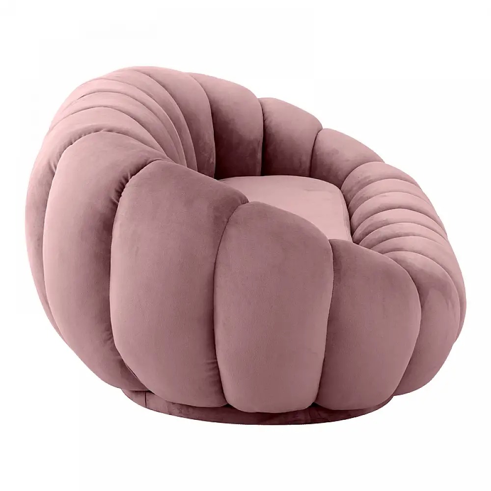 Καναπές Embrace pakoworld βελούδο σε σάπιο μήλο απόχρωση 180x105x65εκ