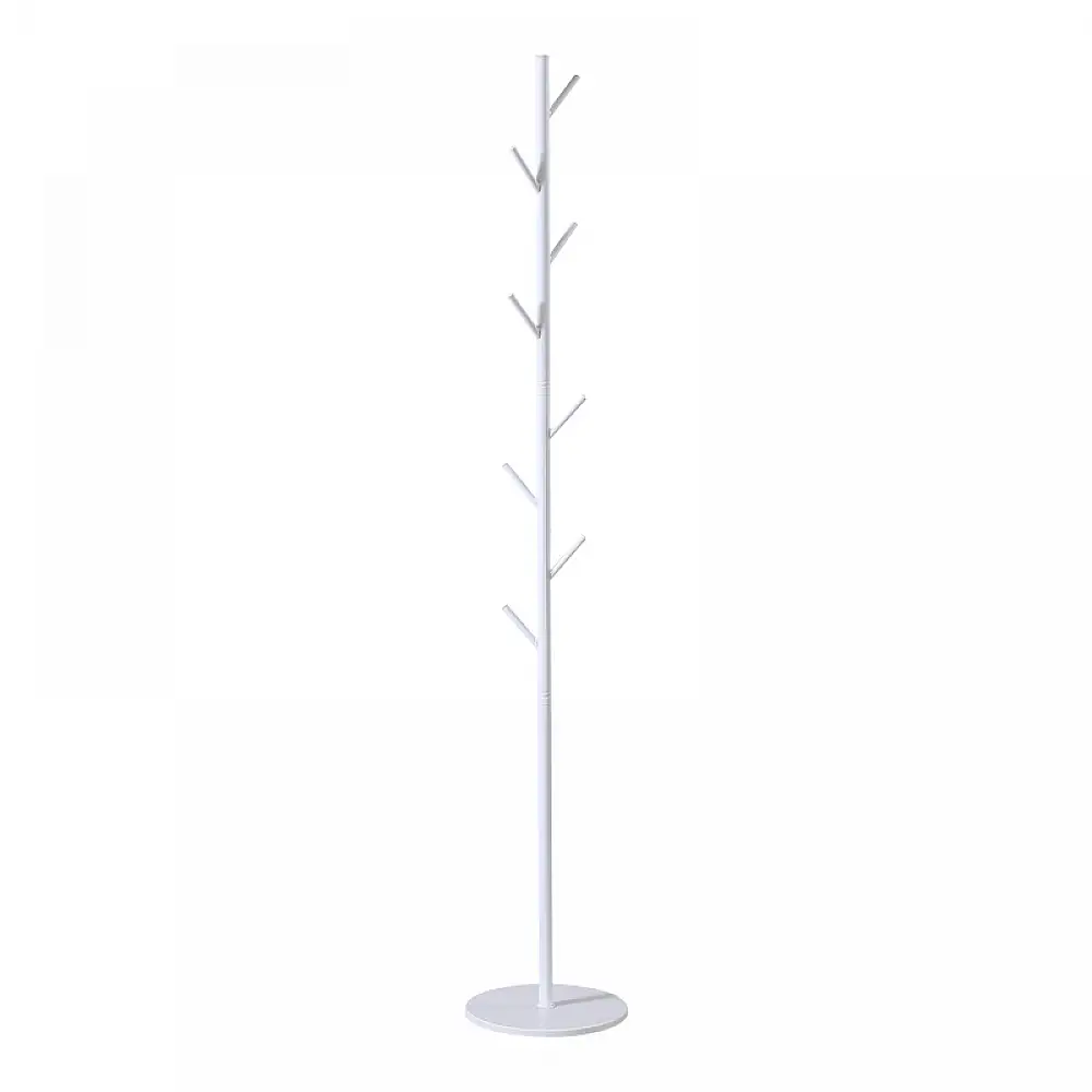 Καλόγερος Tebera pakoworld μέταλλο σε λευκή απόχρωση Φ30x170εκ