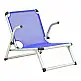 Καρεκλάκι παραλίας Plazo pakoworld αλουμίνιο-textilene σε μπλε απόχρωση 55x70x59εκ