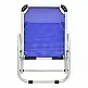 Καρεκλάκι παραλίας Playa pakoworld βαρέως τύπου με ψηλή πλάτη αλουμίνιο-textilene σε μπλε απόχρωση 54x72x63εκ
