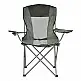 Καρεκλάκι παραλίας-camping Pesca pakoworld μέταλλο-αδιάβροχο ύφασμα σε γκρι απόχρωση 55x55x95εκ