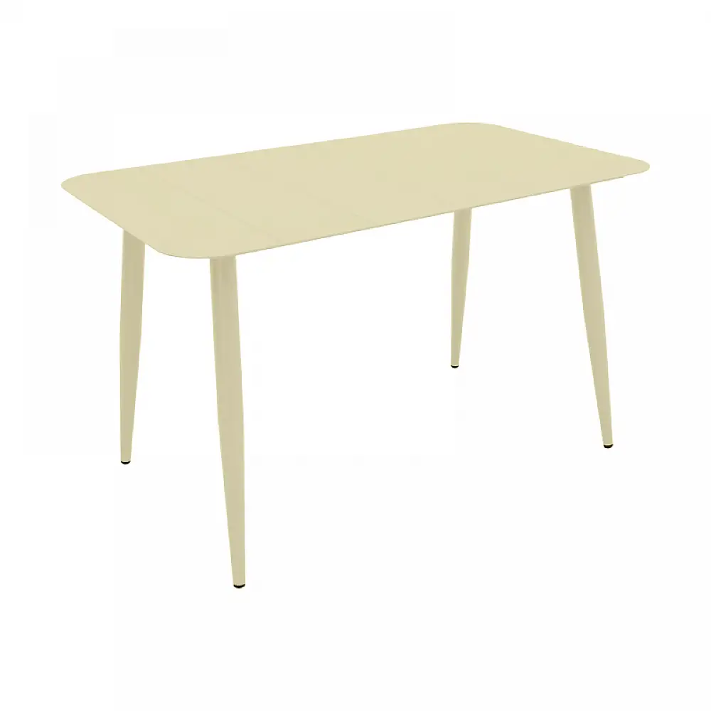 Τραπέζι Vista pakoworld αλουμίνιο σε σαμπανί απόχρωση 120x70x72εκ