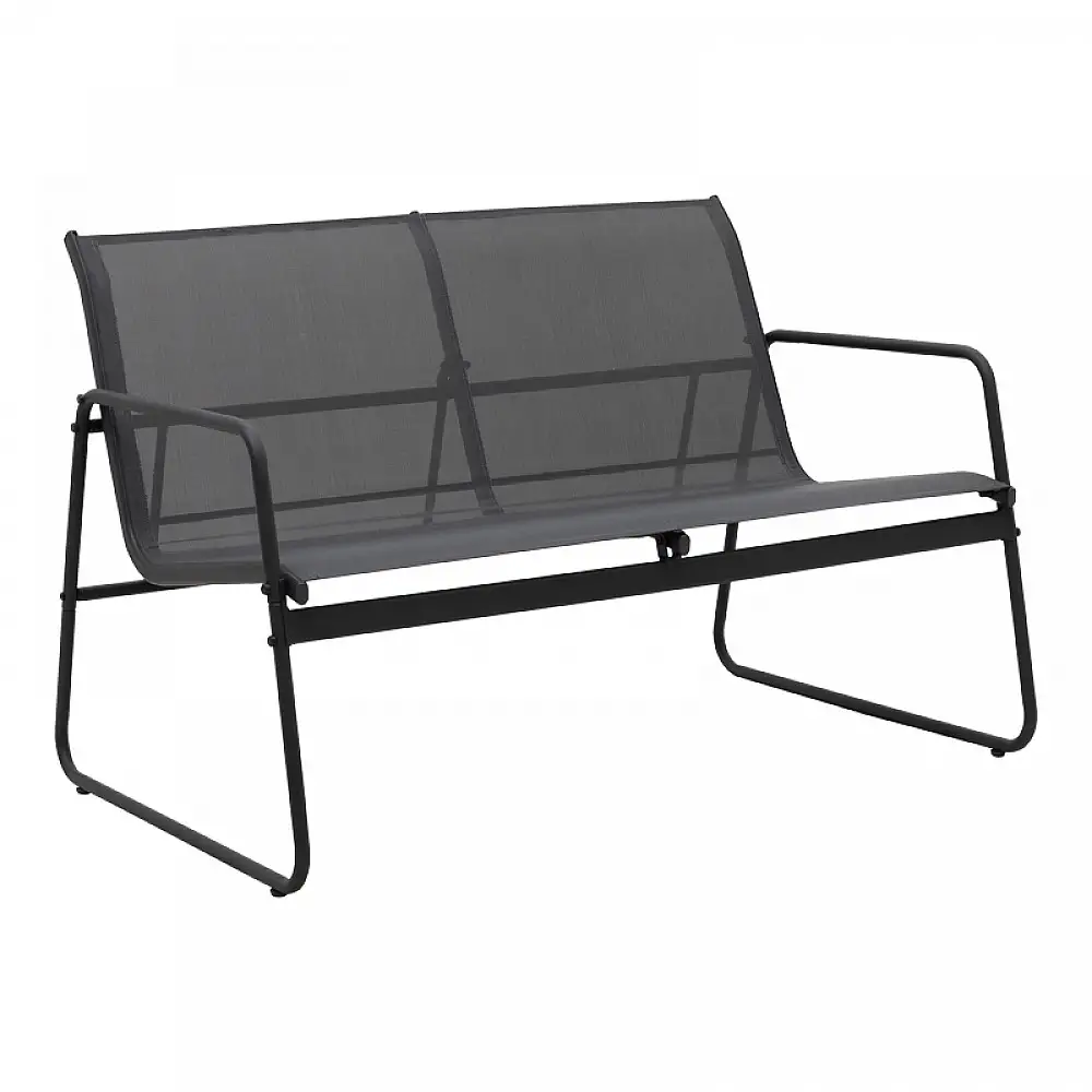 Σαλόνι εξωτερικού χώρου Veranda textilene-μέταλλο σε ανθρακί απόχρωση