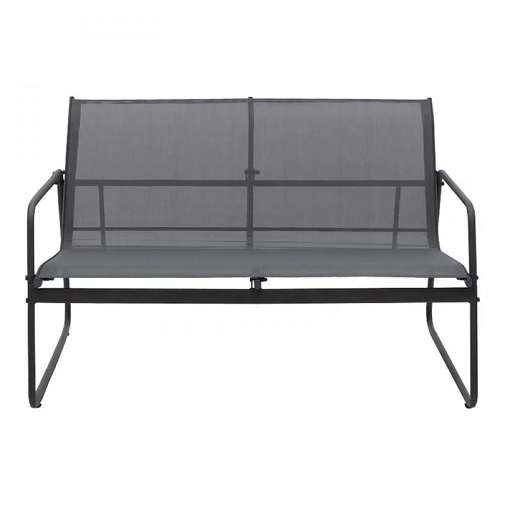 Σαλόνι εξωτερικού χώρου Veranda textilene-μέταλλο σε ανθρακί απόχρωση