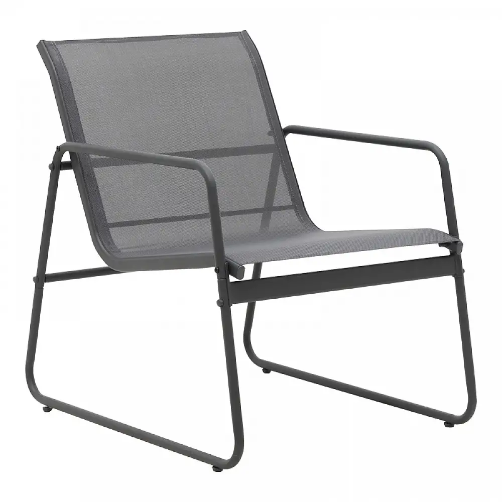 Σαλόνι εξωτερικού χώρου Veranda textilene-μέταλλο σε ανθρακί απόχρωση