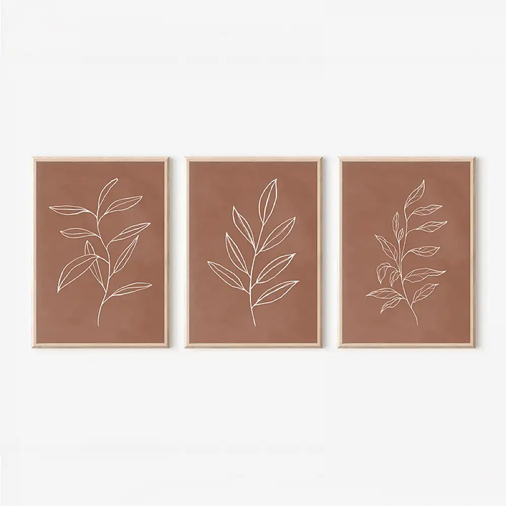 Πίνακας Drifer pakoworld τρίπτυχος με ψηφιακή εκτύπωση και πλαίσιο 33x1.5x48εκ