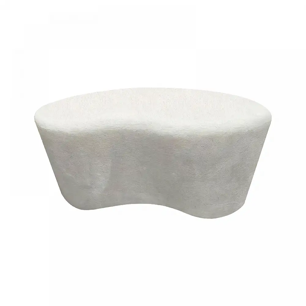 Τραπέζι σαλονιού Fedris pakoworld mdf λευκό 80x70x34εκ