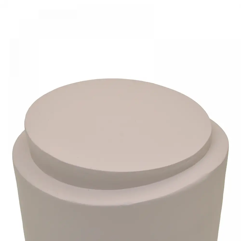 Βοηθητικό τραπέζι Fortox pakoworld MGO cappuccino Φ40x49.5εκ
